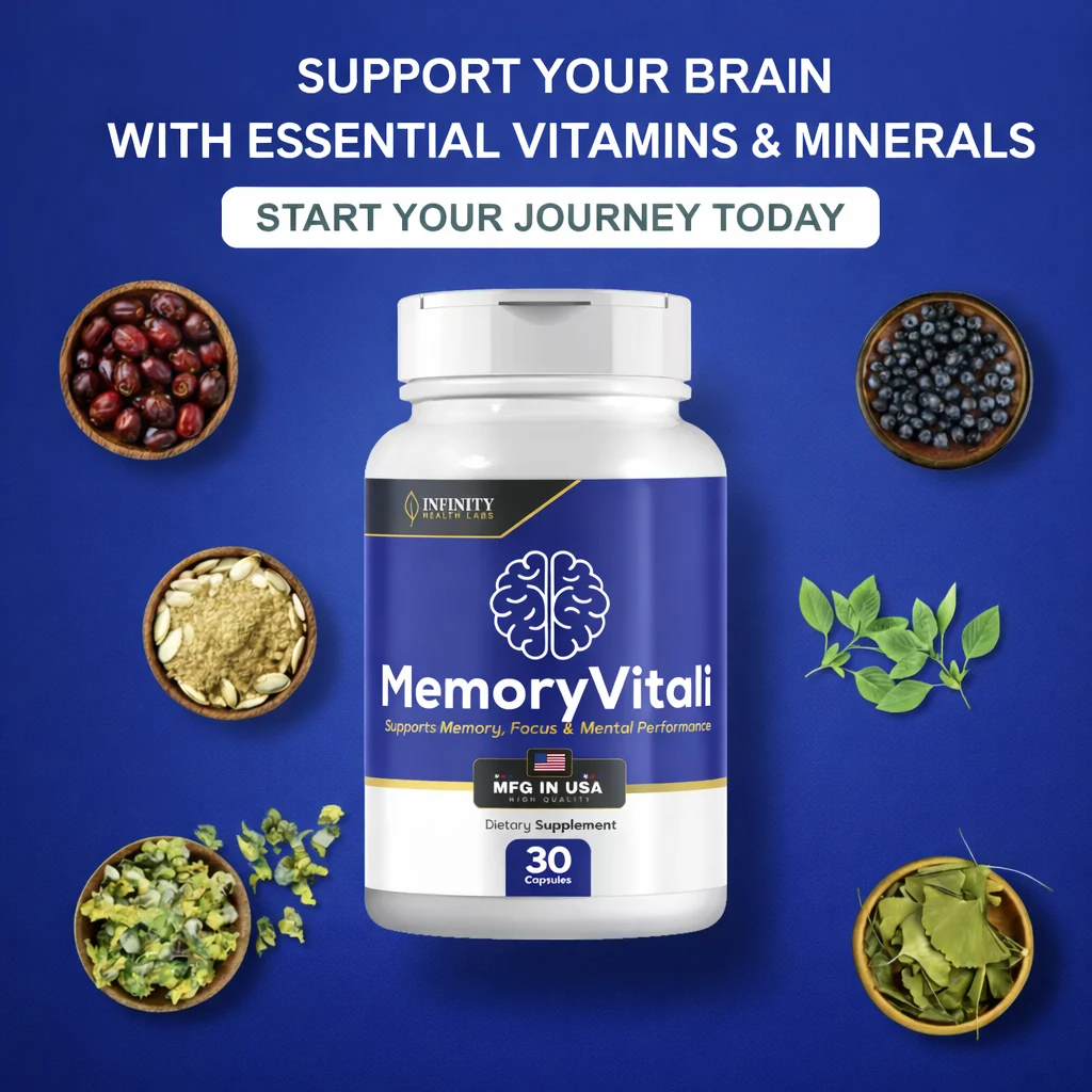 MemoryVitali Brain Support Supplement